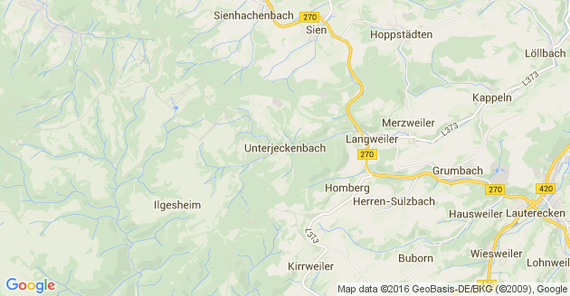 Karte Unterjeckenbach