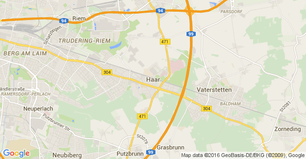 Karte Haar Kreis München