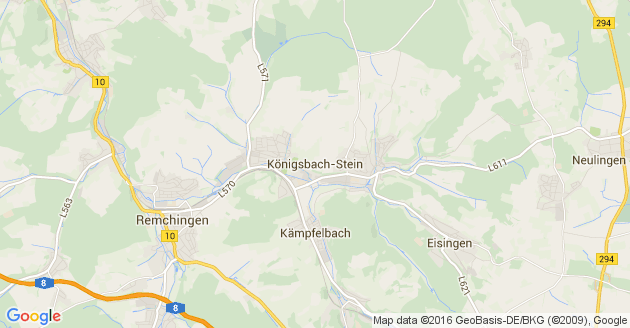 Karte Königsbach Stein