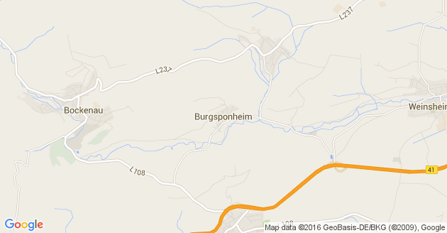 Karte Burgsponheim