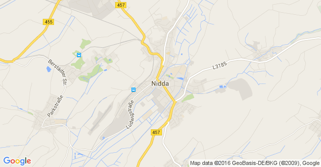 Karte Nidda