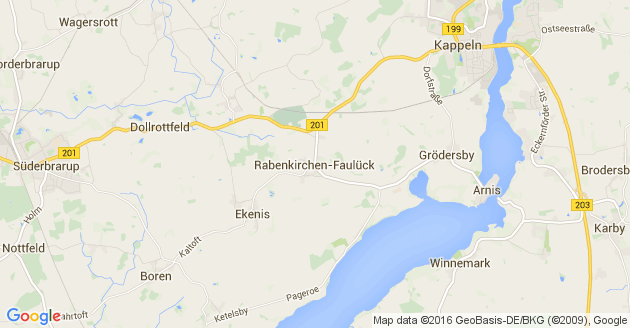 Karte Rabenkirchen Faulück