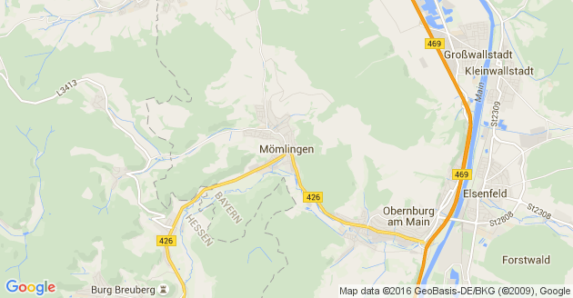 Karte Mömlingen