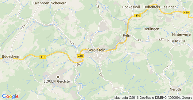 Karte Weidenbach bei Gerolstein