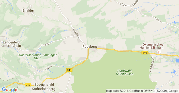 Karte Rodeberg