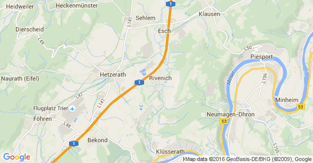 Karte Rivenich               