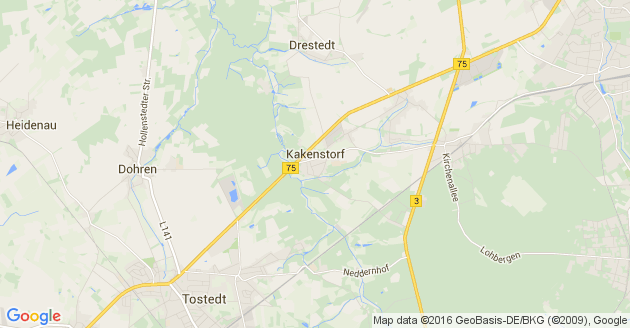 Karte Kakenstorf