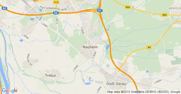 Karte Nauheim Kreis Gross Gerau