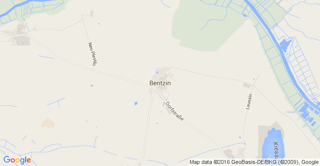 Karte Bentzin