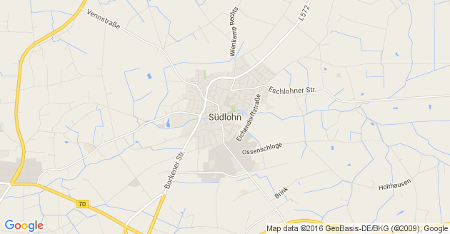 Karte Südlohn