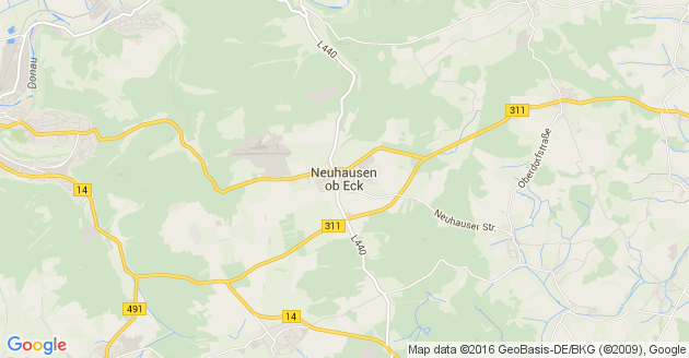 Karte Neuhausen ob Eck