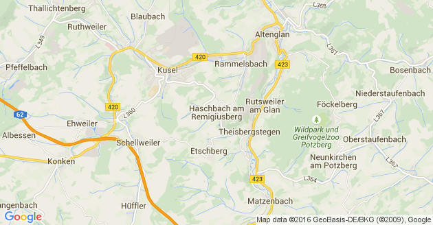 Karte Haschbach am Remigiusberg