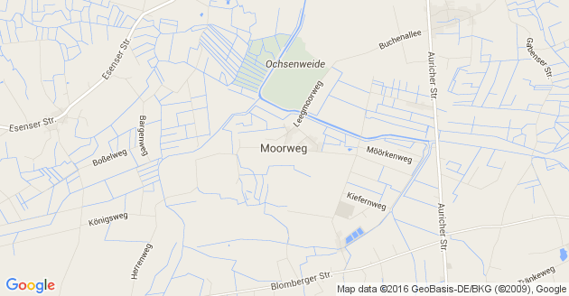 Karte Moorweg