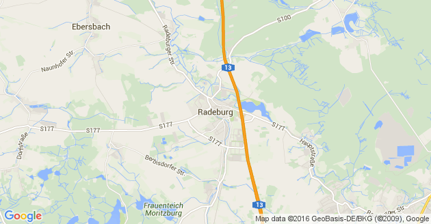 Karte Radeburg