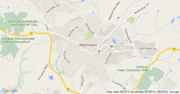 Karte Mettmann               