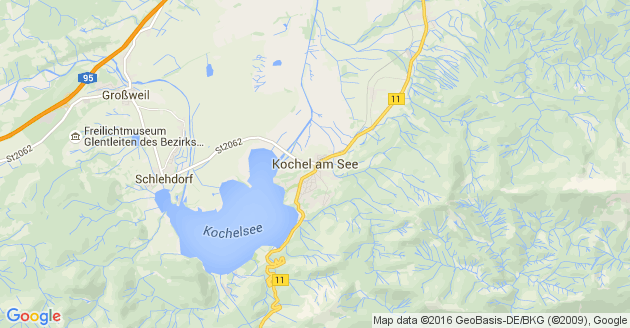 Karte Kochel am See