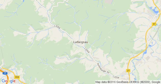 Karte Ludwigsau in Hessen