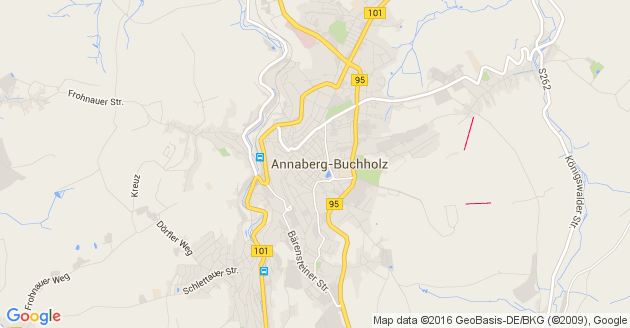 Karte Annaberg Buchholz