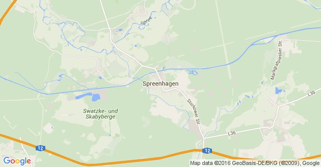 Karte Spreenhagen