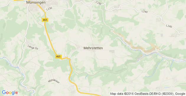 Karte Mehrstetten