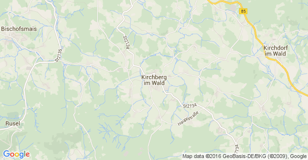 Karte Kirchberg im Wald