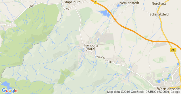 Karte Ilsenburg              