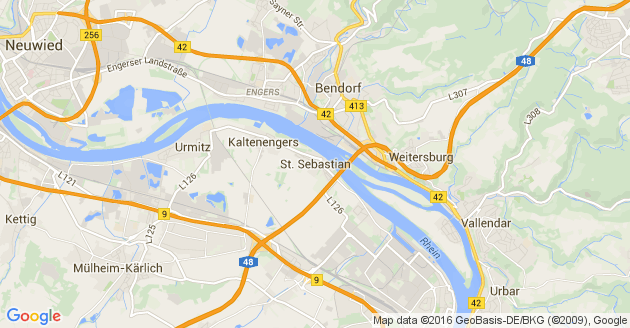 Karte Sankt Sebastian