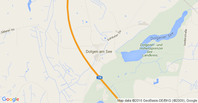 Karte Dolgen am See