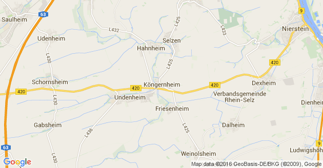 Karte Köngernheim