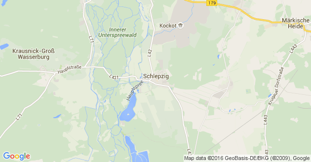 Karte Schlepzig