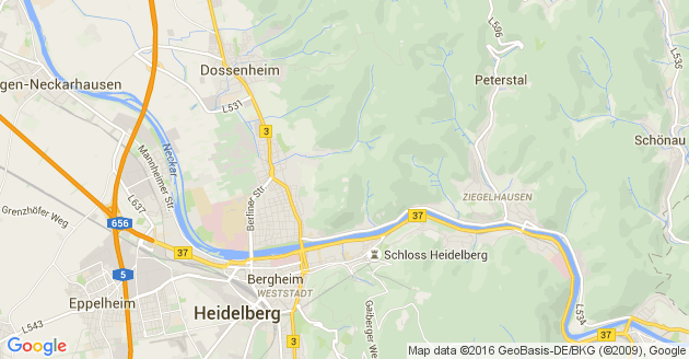 Karte Heiligenberg in Baden