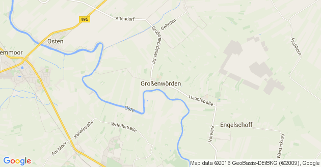 Karte Großenwörden