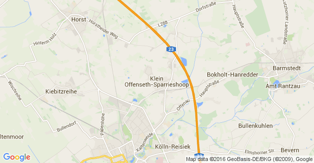 Karte Klein Offenseth Sparrieshoop