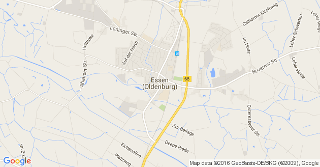 Karte Essen in Oldenburg