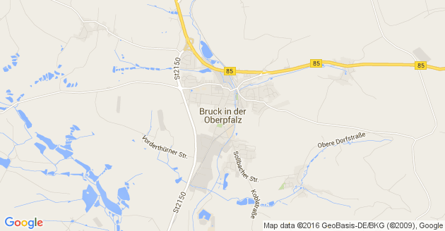 Karte Bruck in der Oberpfalz