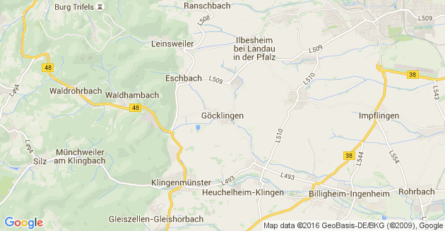 Karte Göcklingen