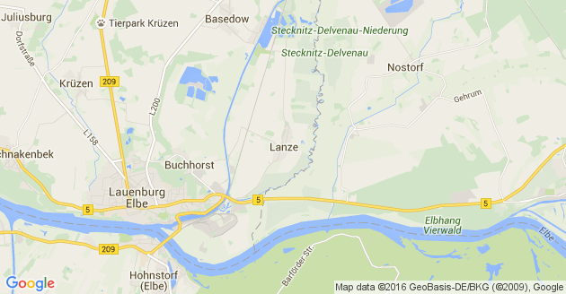 Karte Lanze Kreis Herzogtum Lauenburg