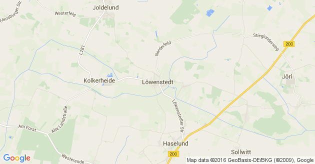 Karte Löwenstedt
