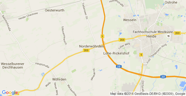 Karte Norderwöhrden