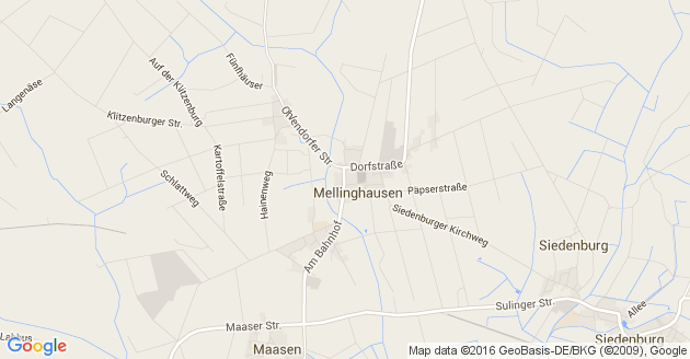 Karte Mellinghausen