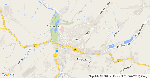 Karte Greiz
