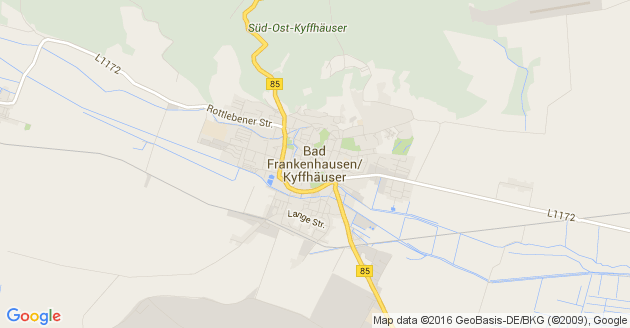 Karte Bad Frankenhausen am Kyffhäuser