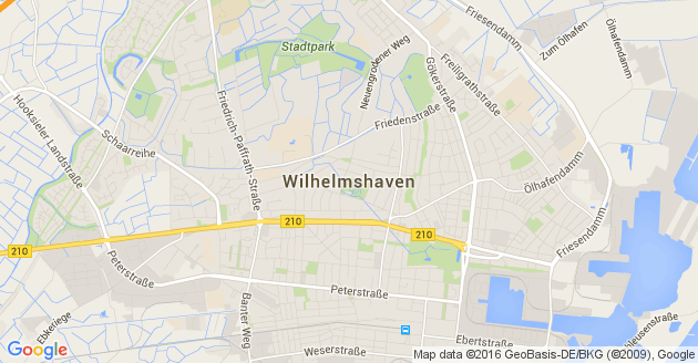 Karte Wilhelmshaven          