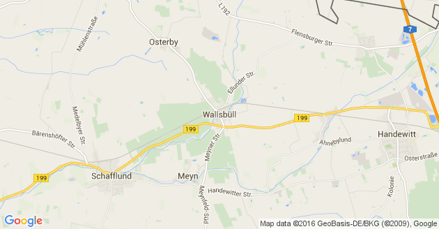 Karte Wallsbüll