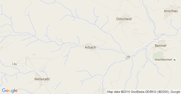 Karte Arbach