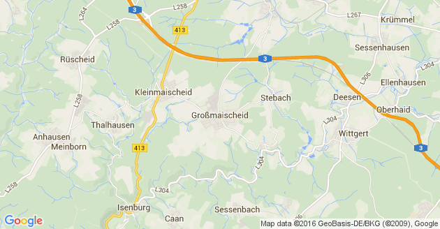 Karte Großmaischeid