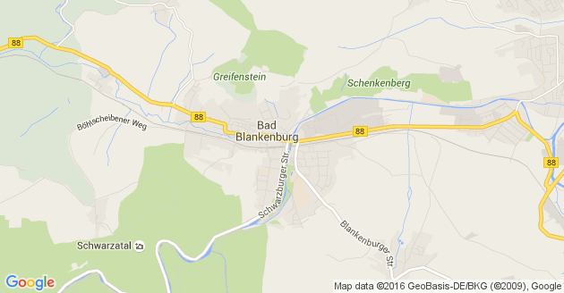 Karte Bad Blankenburg