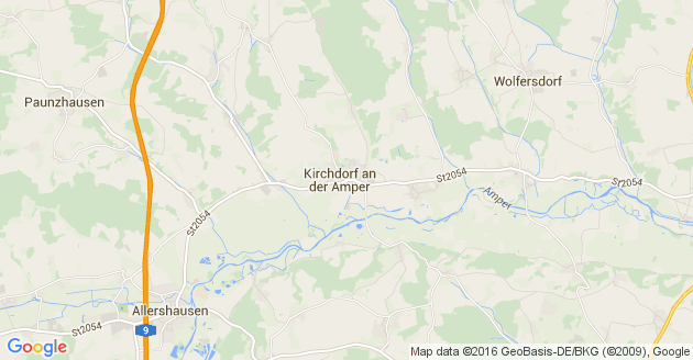 Karte Kirchdorf an der Amper