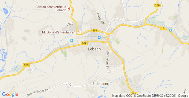 Karte Lebach