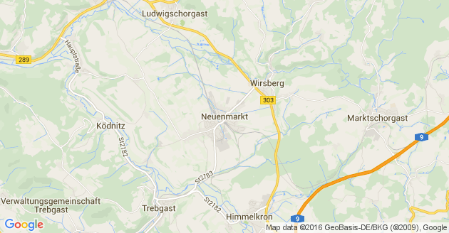 Karte Neuenmarkt